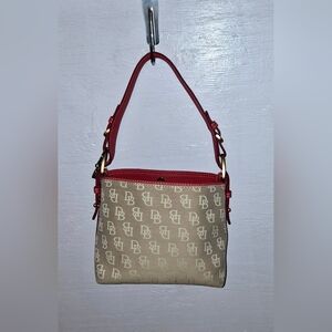 Dooney & Bourke Red and Tan Women's Bag